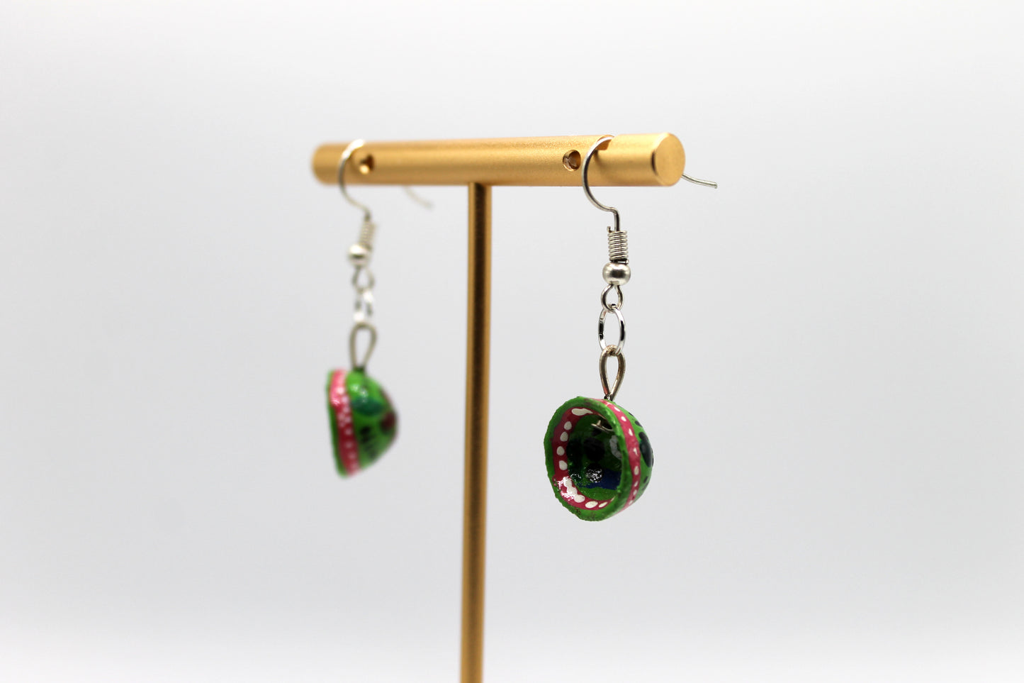 Oaxacan Painted Bowl Earrings