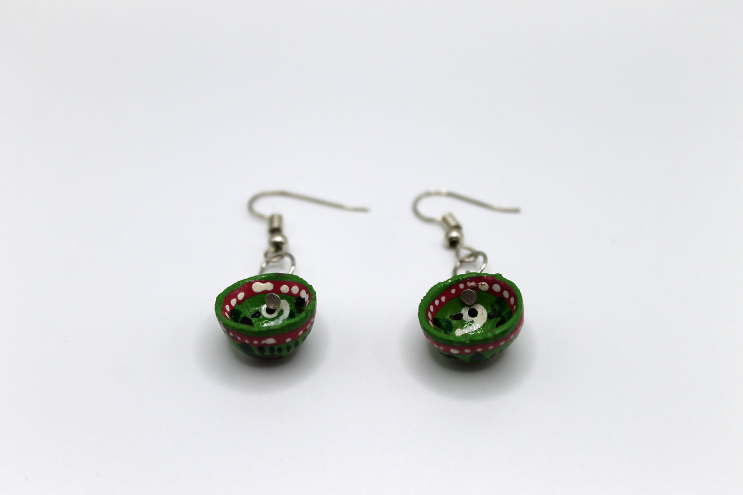 Oaxacan Painted Bowl Earrings