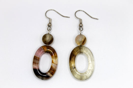 Retro Glass Earrings