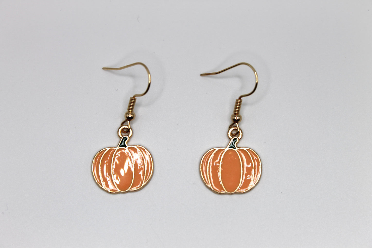 Imperfect Creations Enamel Pumpkin Earrings