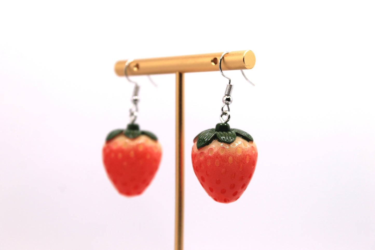 Imperfect Creations Jumbo Strawberry Earrings