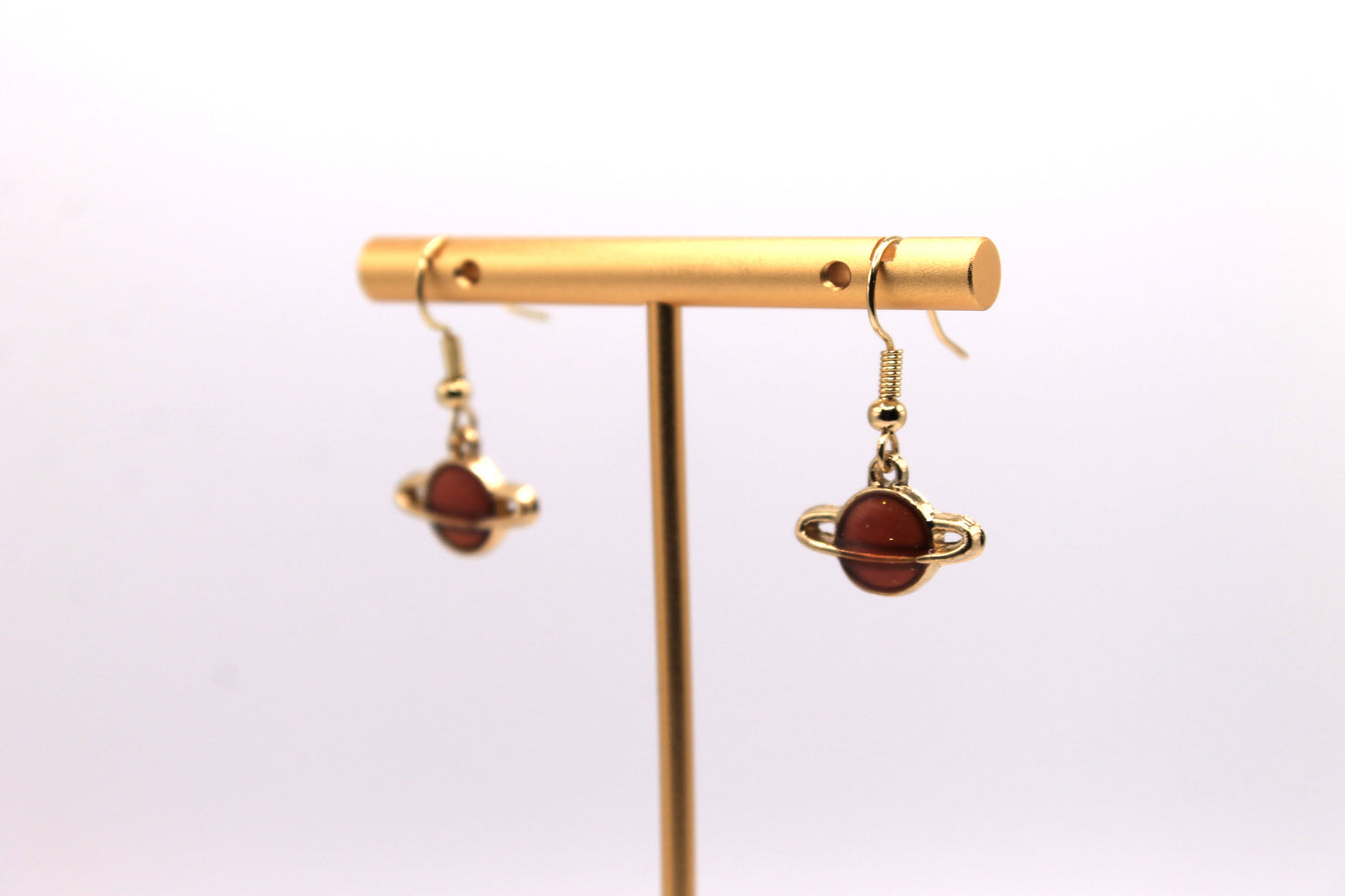 Planet Earrings, Pink