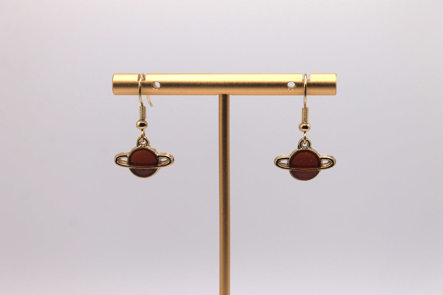 Planet Earrings, Pink
