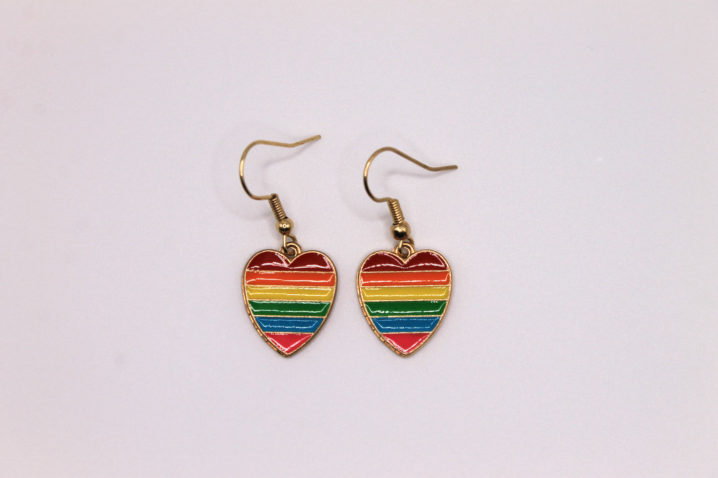 Pride Heart Earrings