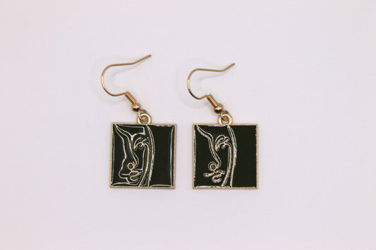 Contour Drawing Earrings