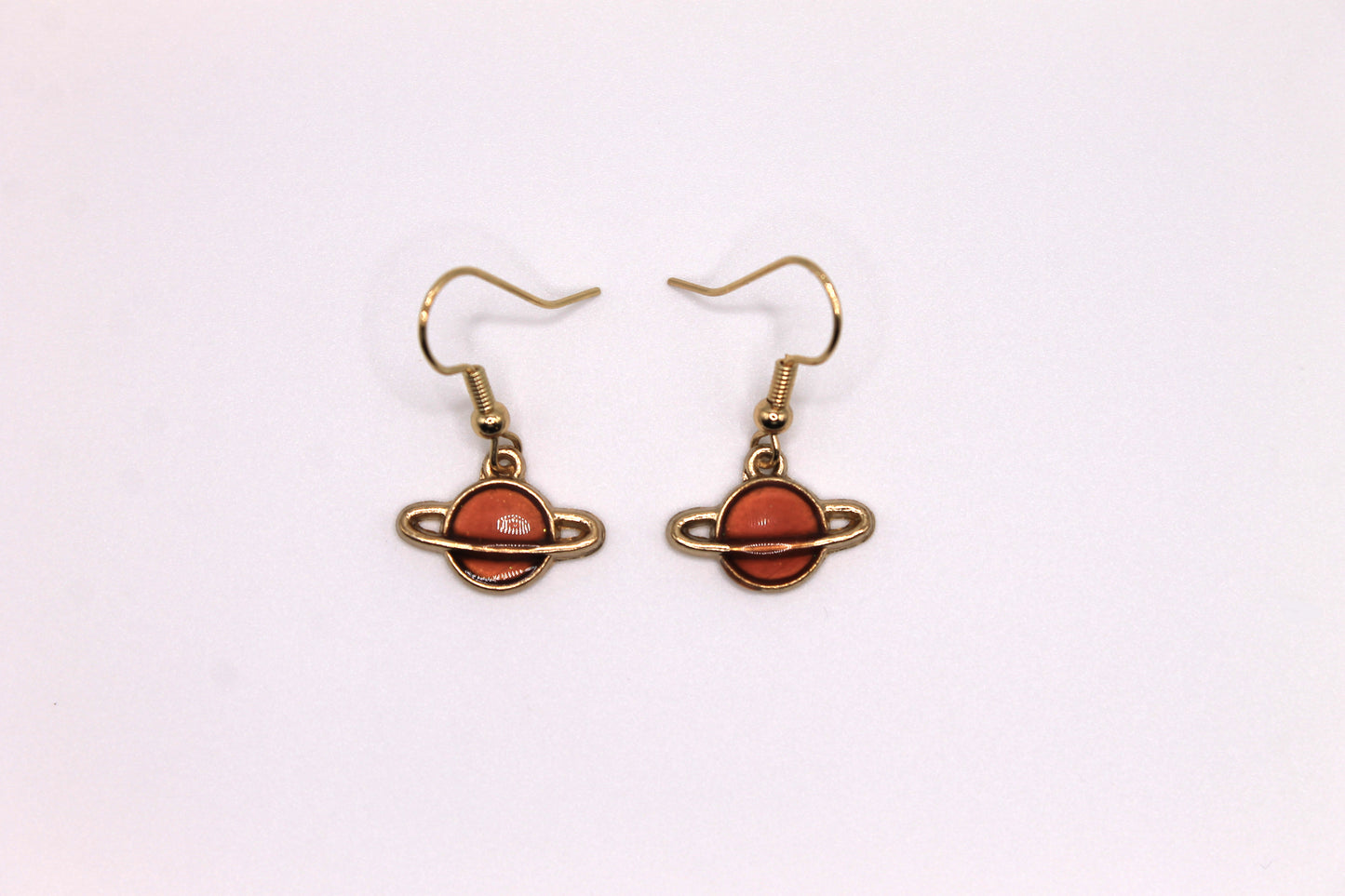 Planet Earrings, Pink