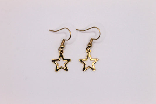 Gold Star Earrings