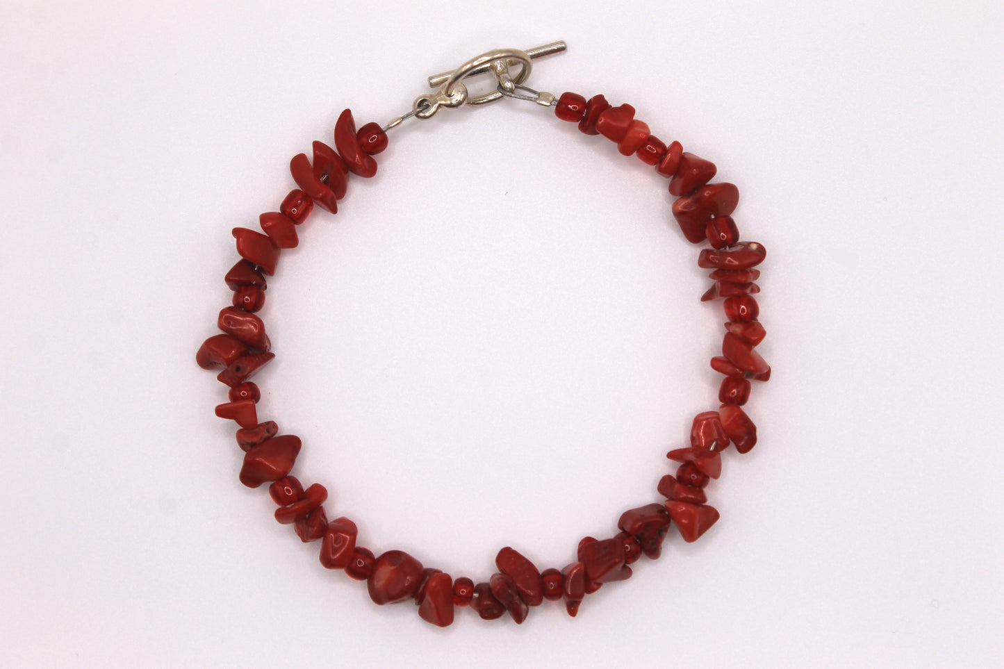 Red Stone Bracelet, Multi