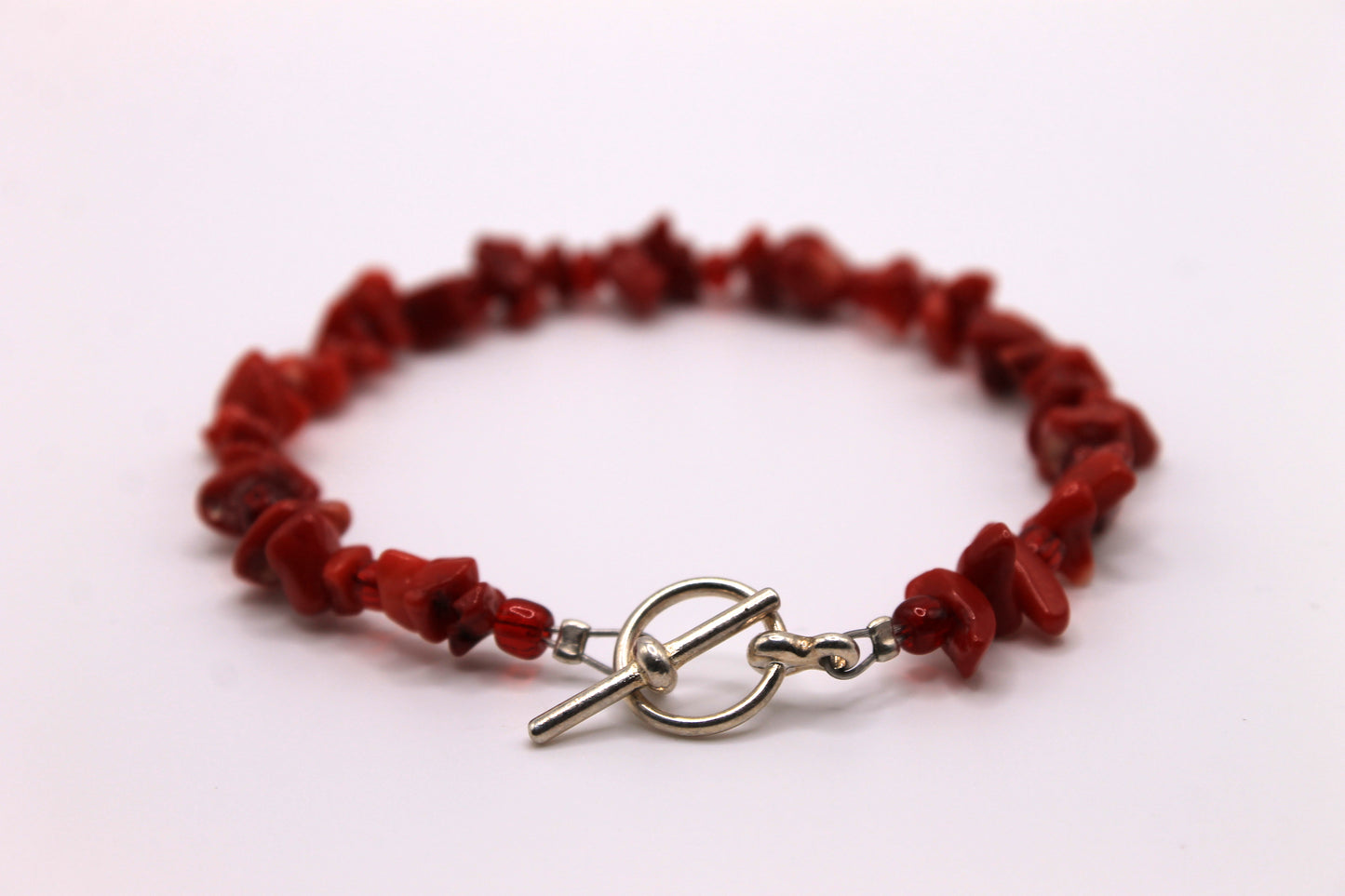 Red Stone Bracelet, Multi