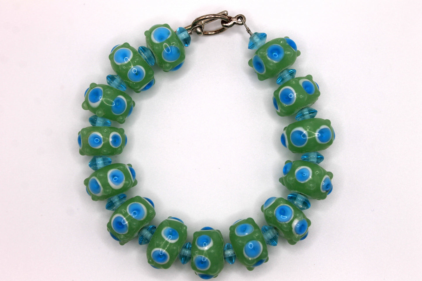 Ocean Green Glass Bracelet