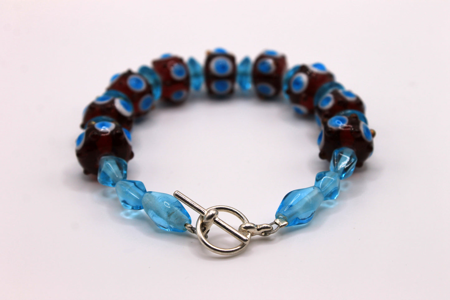 Ocean Shore Glass Bracelet