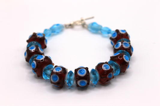 Ocean Shore Glass Bracelet