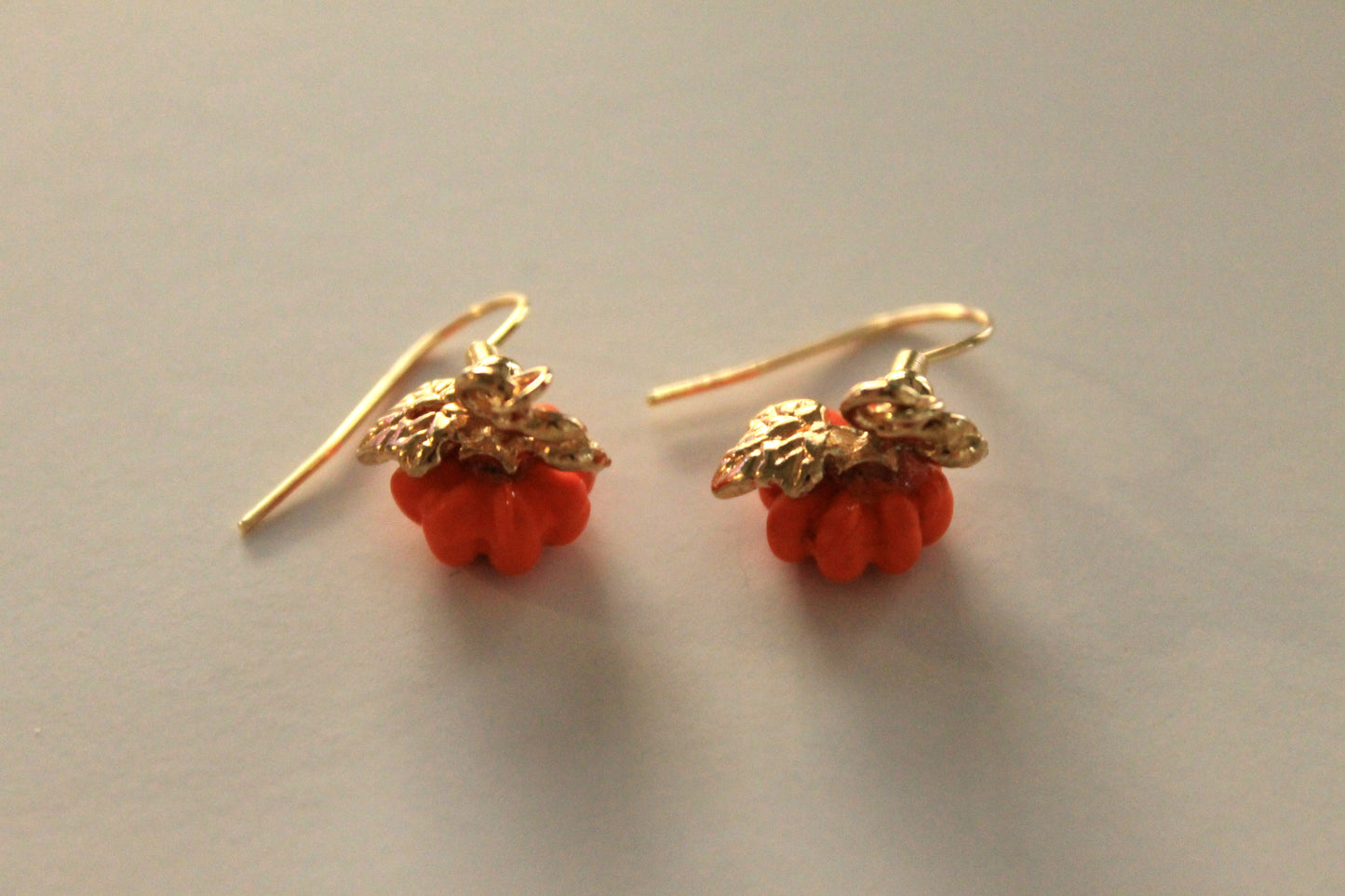 Pumpkin Charm Earrings