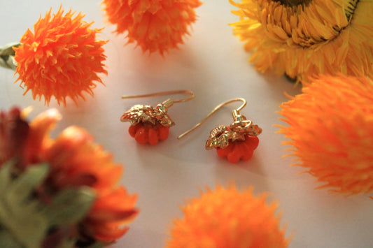 Pumpkin Charm Earrings