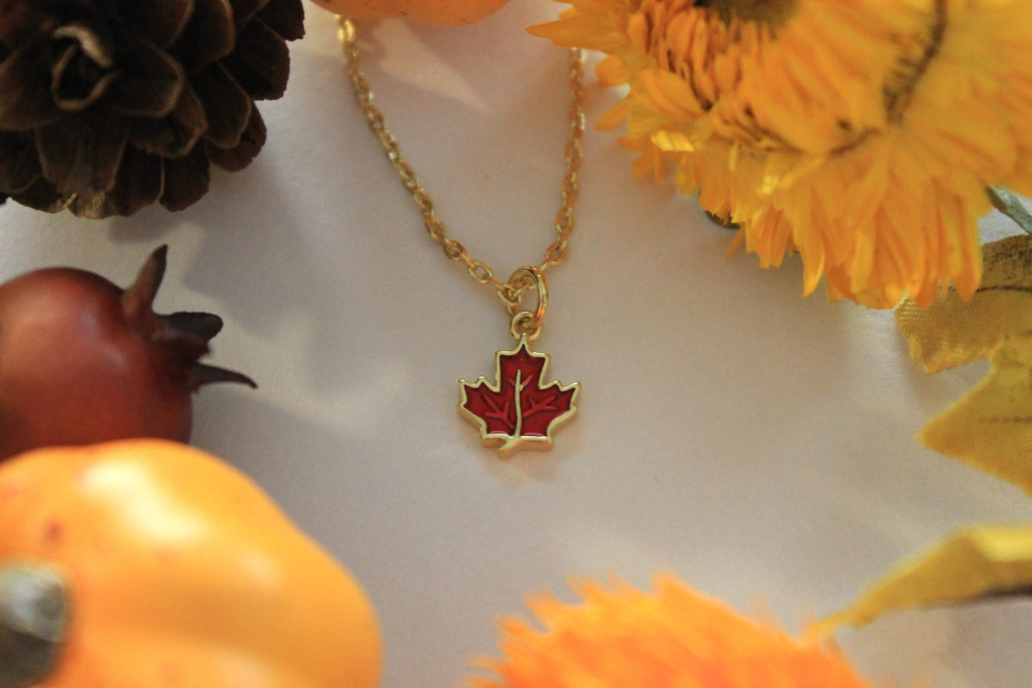 Maple Leaf Necklace