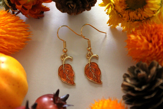 Fall Leaf Earrings