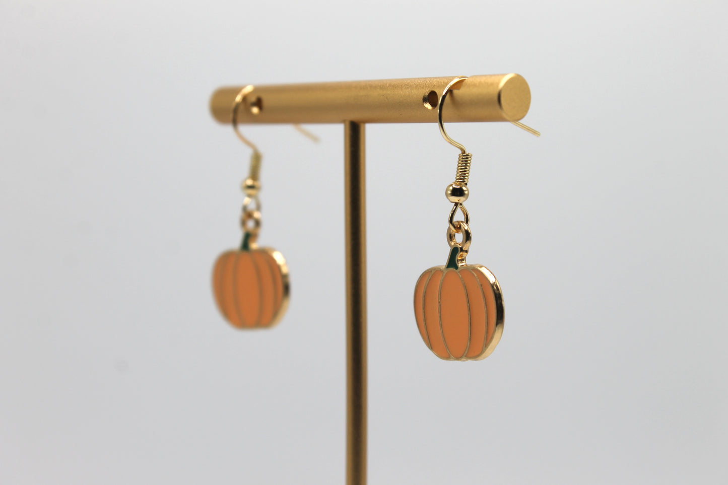 Enamel Pumpkin Earrings