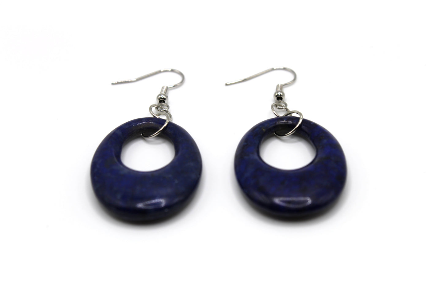 Retro Blue Stone Earrings