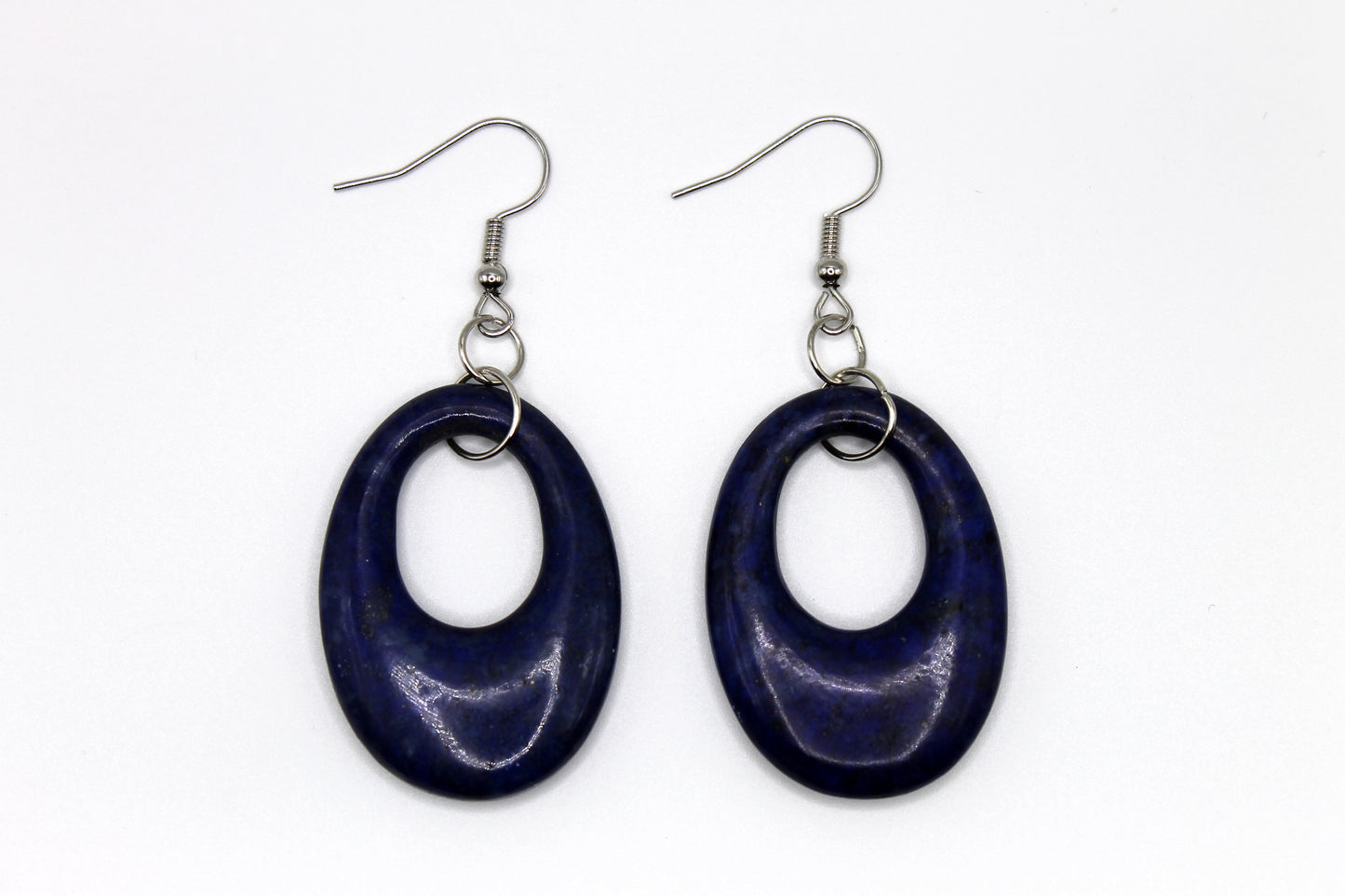 Retro Blue Stone Earrings