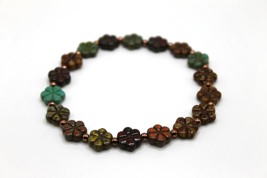 Fall Floral Bracelet