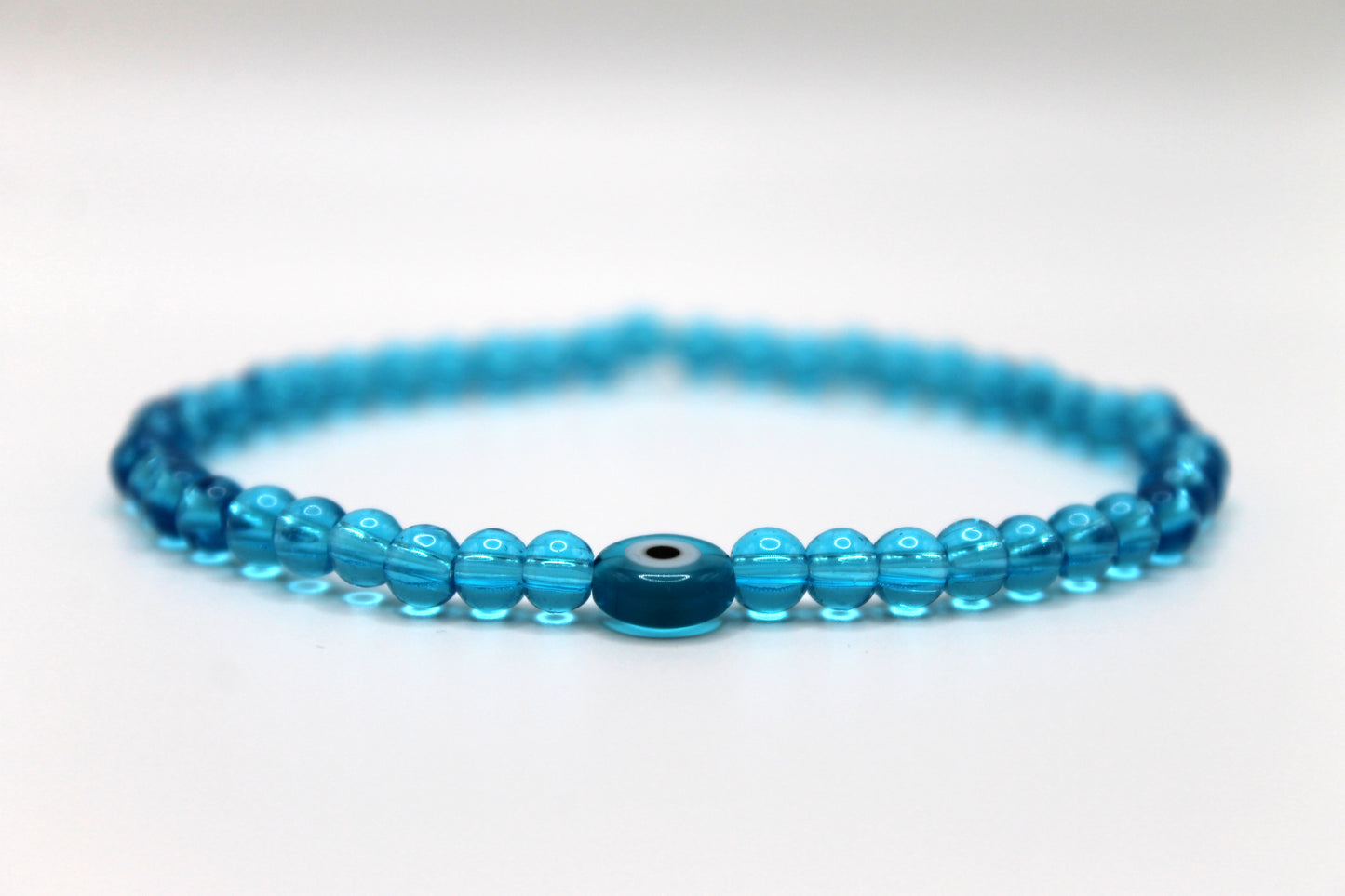 Evil Eye Bracelet, Light Blue