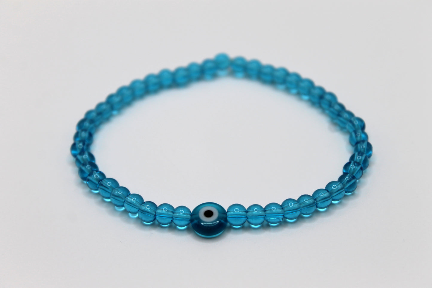 Evil Eye Bracelet, Light Blue