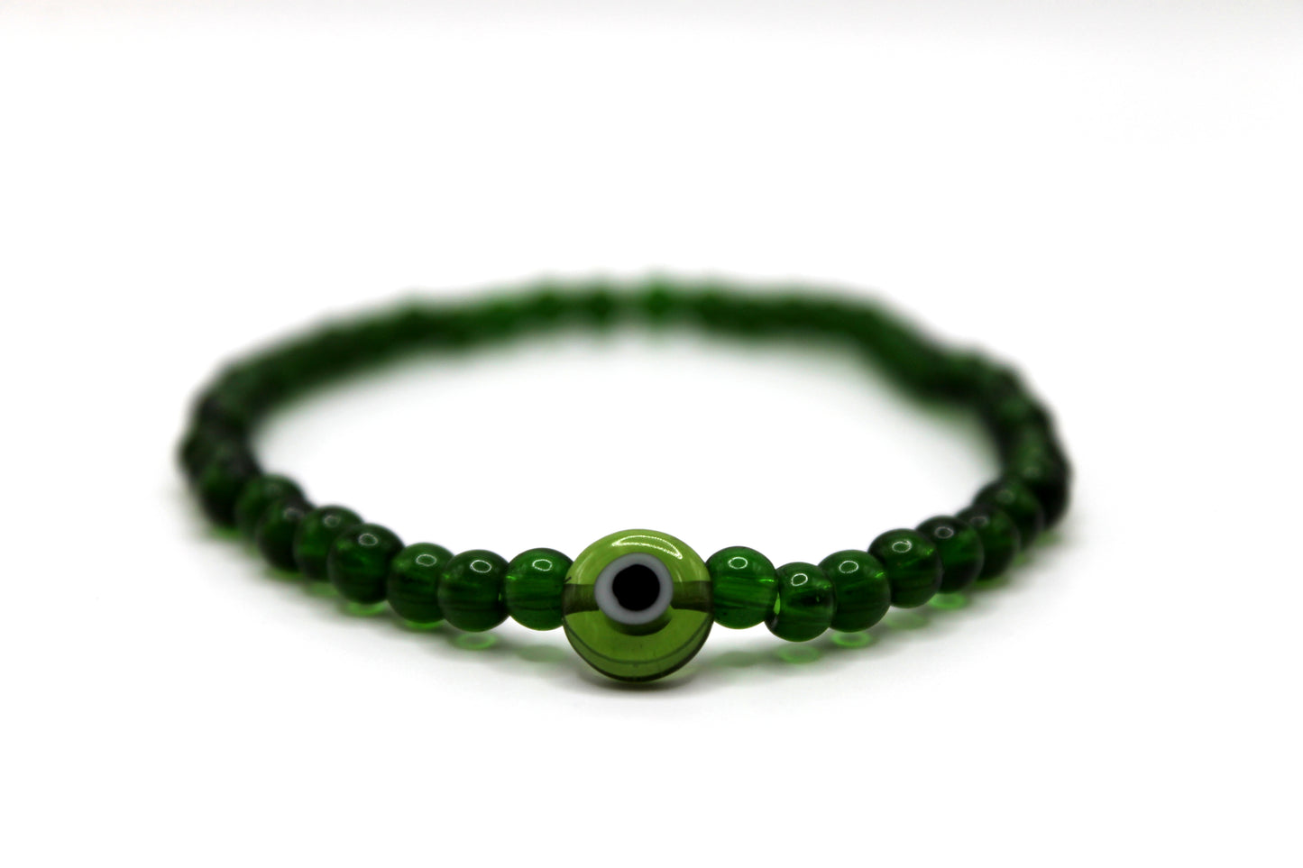 Evil Eye Bracelet, Light Green