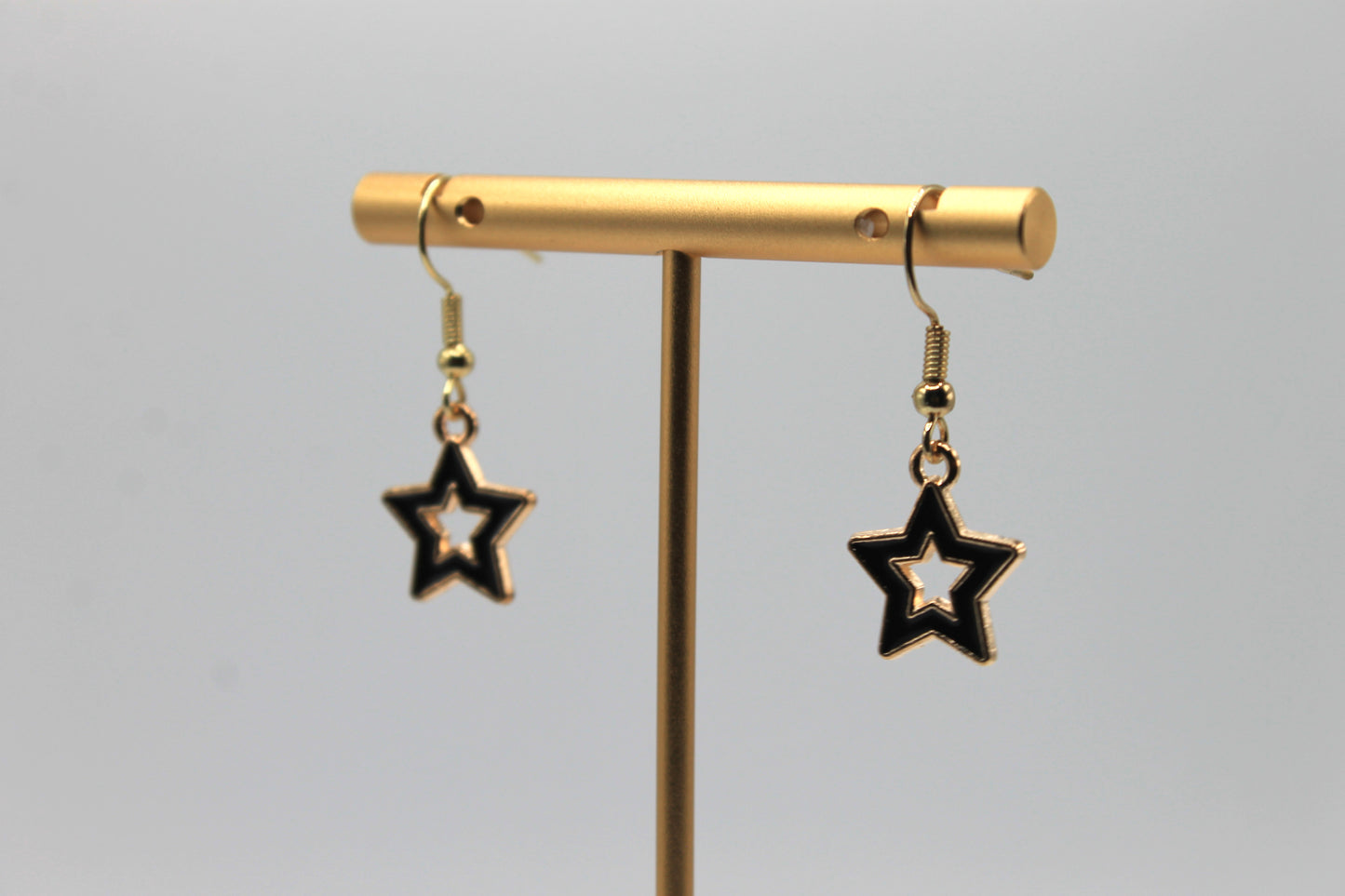 Starburst Earrings, Black