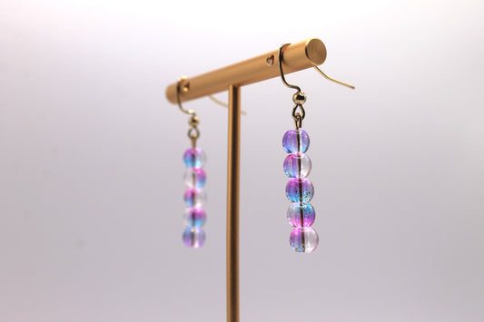 Purple Sparkle Earrings