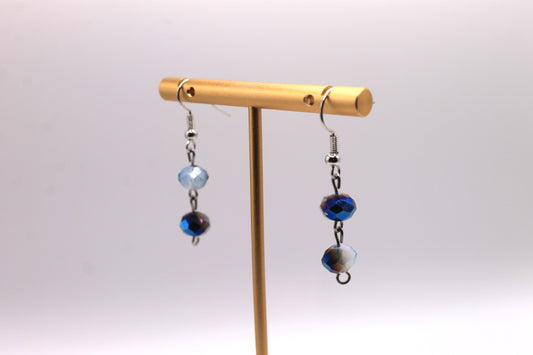 Burnt Crystal Earrings, Mini