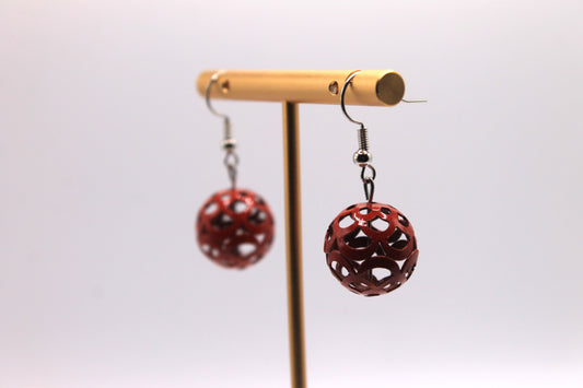 Metal Spiral Earrings