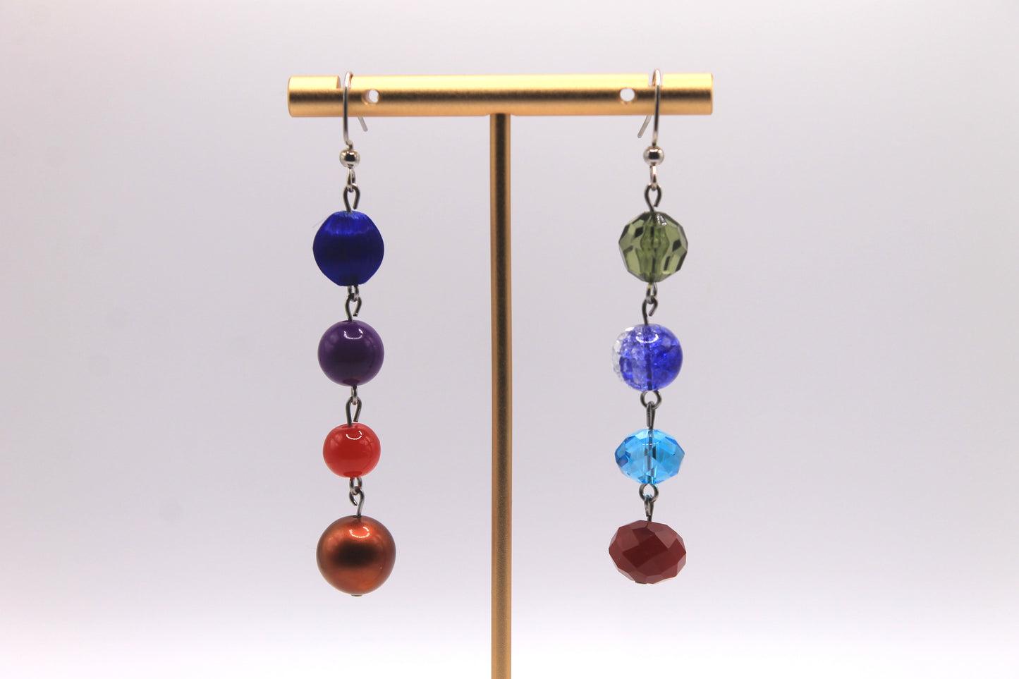 Mismatched Vintage Earrings, Long