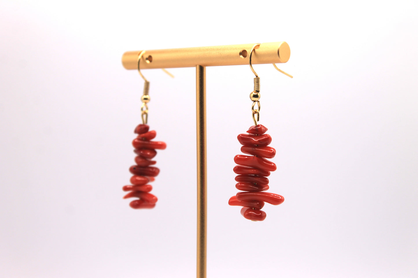 Red Stone Earrings