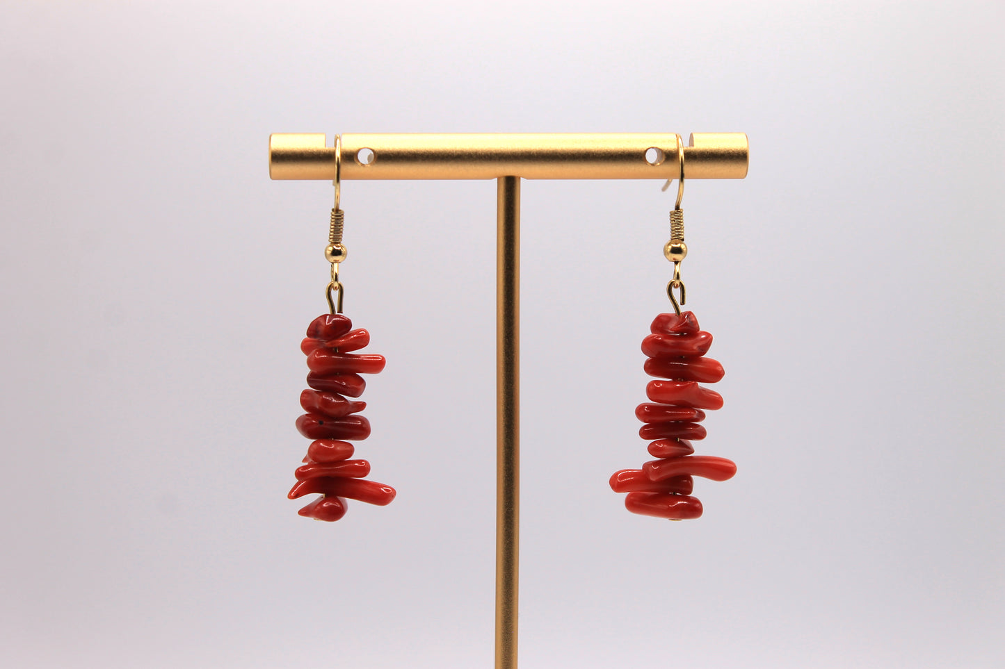 Red Stone Earrings