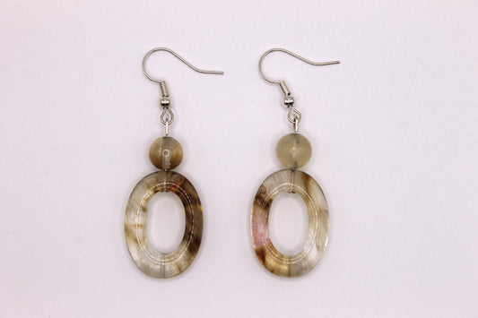 Retro Glass Earrings